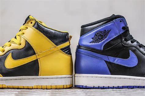 nike dunk jordan unterschied|air jordan 1 vs Nike dunk.